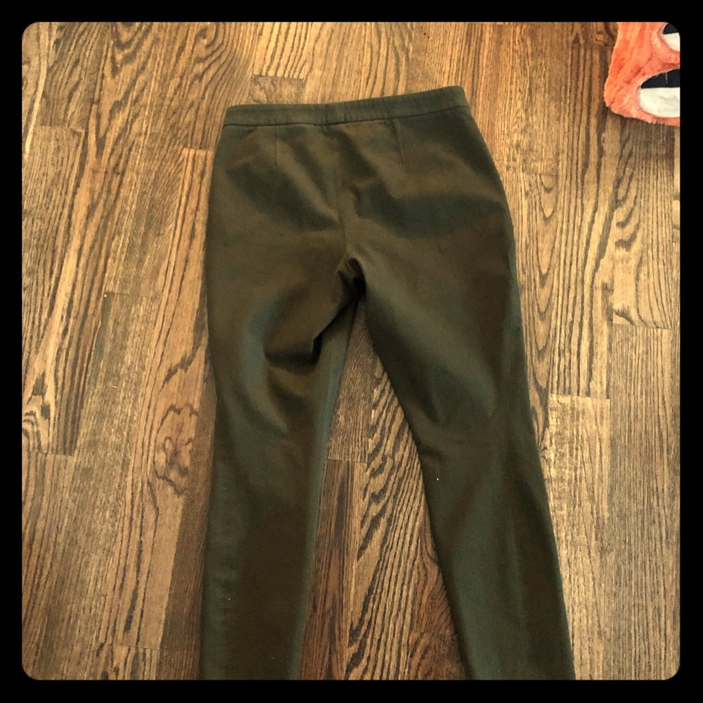 Theory olive green pants